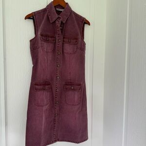 Vintage Newport News Jeanology Denim Dress Size 6